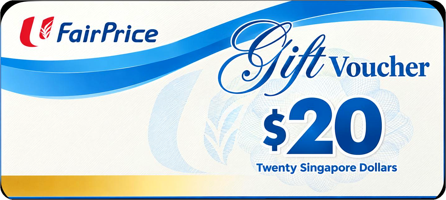 NTUC FairPrice $20 gift voucher